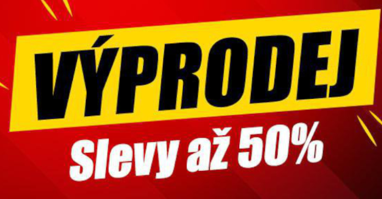 Výprodej (sleva až 50%)