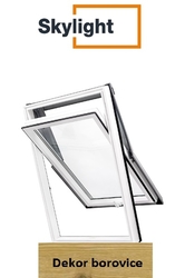 Střešní okno Skylight 78x118 - borovice