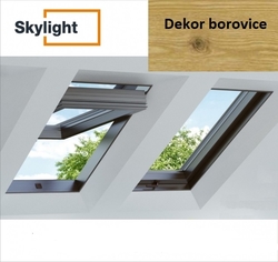 Střešní okno Skylight Premium 78x118 - borovice